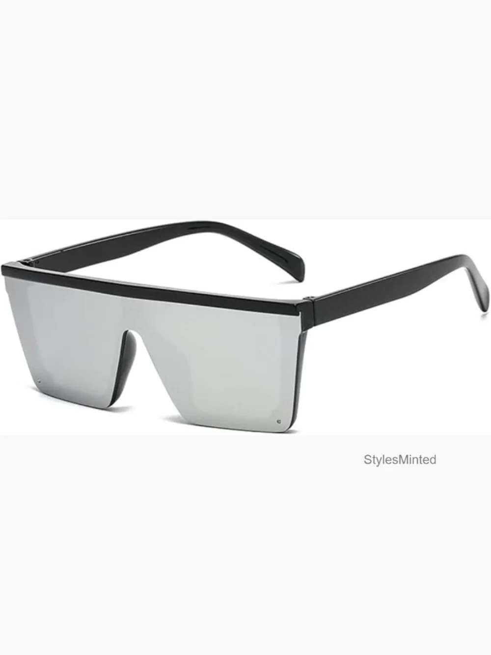 Kids Oversized Square Sunglasses UV400 Protection Flat Top Shield